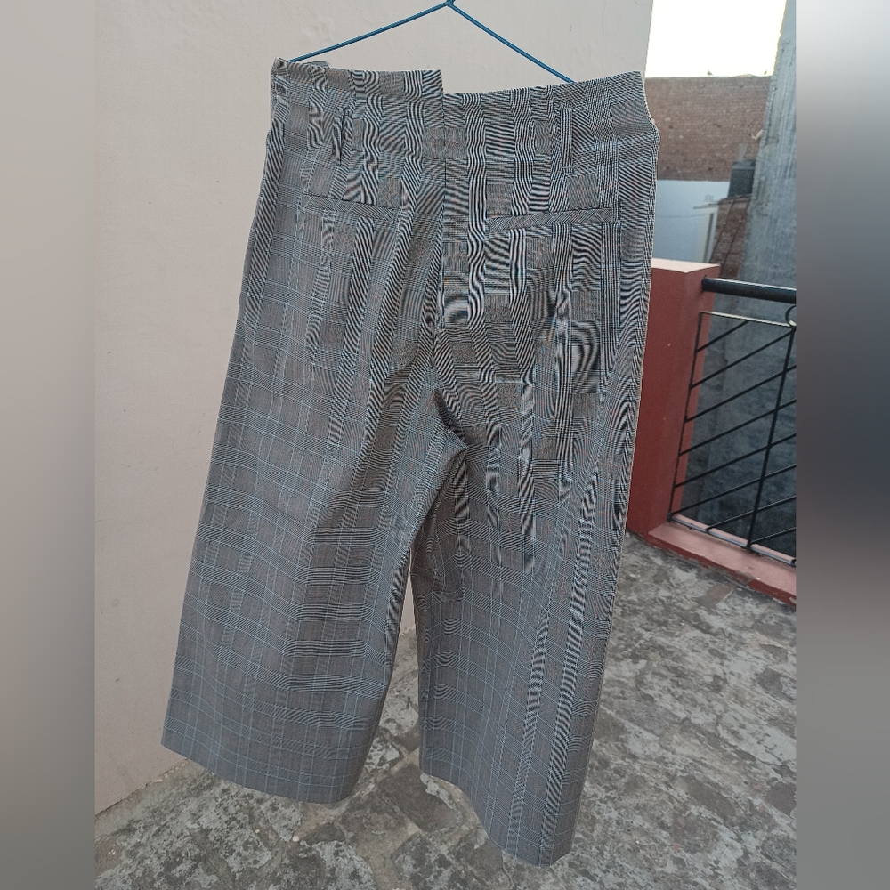Korean checked culottes - Picture 9 of 9